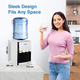 Voltas Table Top Water Dispenser with Normal, Cold and Hot Tap, White