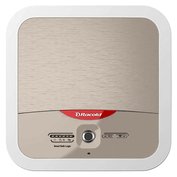 Racold Omnis Lux, 10 Litre Storage Water Heater with 5 Star Rating, Smart Control Tech and Auto Diagnostics, White