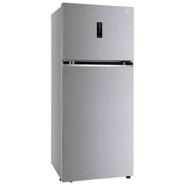 LG 380L Double Door Refrigerator (GL-T412VPZX, Shiny Steel)