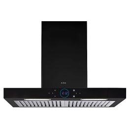 Elica ISmart Spot H6 BF LTW 60 Nero, 60 CM Chimney with Baffle Filter, Touch Control and Motion Sensor Technology, Black