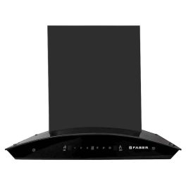Faber 60 cm Kitchen Chimney (Hood Crest Plus HC SC BK 60, Black)