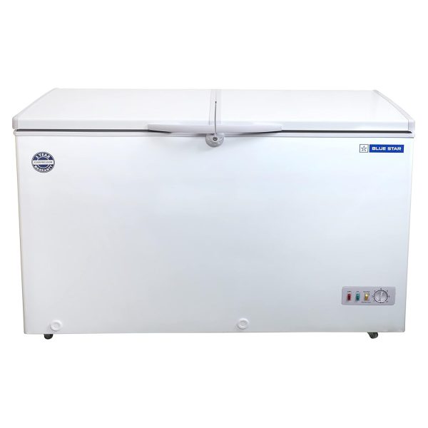 BlueStar 335 Liter Combo Cooler with Equal Partition of 175 Liter, White, CHFK350DGS