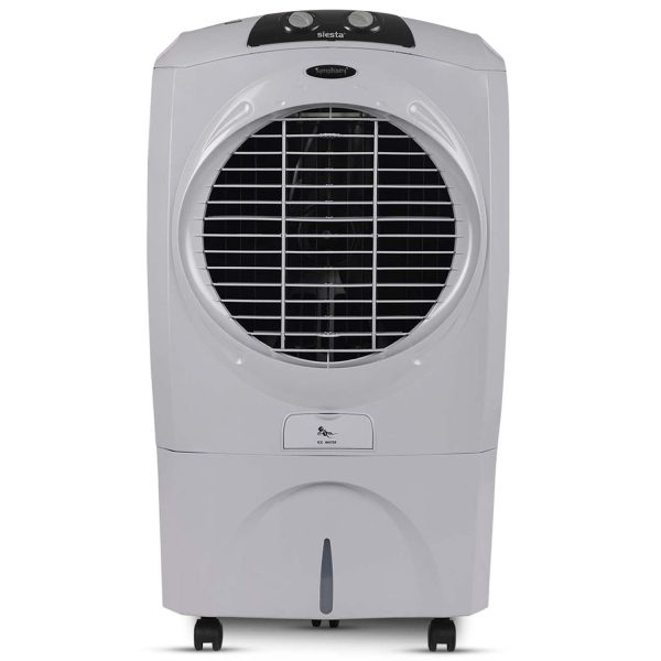 Symphony 70 Liter Desert Air Cooler with Honeycomb Pad and Powerful Fan, Grey, SIESTA 70XL