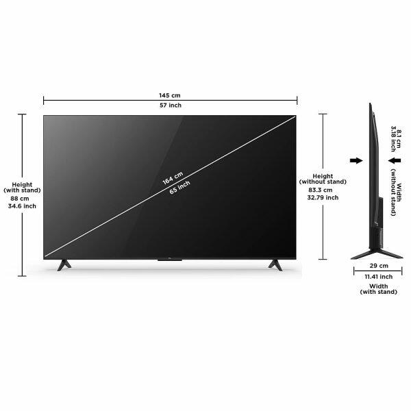TCL 50 inches Google TV (50P635 Pro, Black)