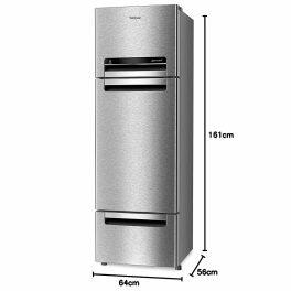 Whirlpool FP 343 Protton Roy, 300 Litre 3 Door Refrigerator with Zeolite Technology and 32 Litre Vegetable Storage