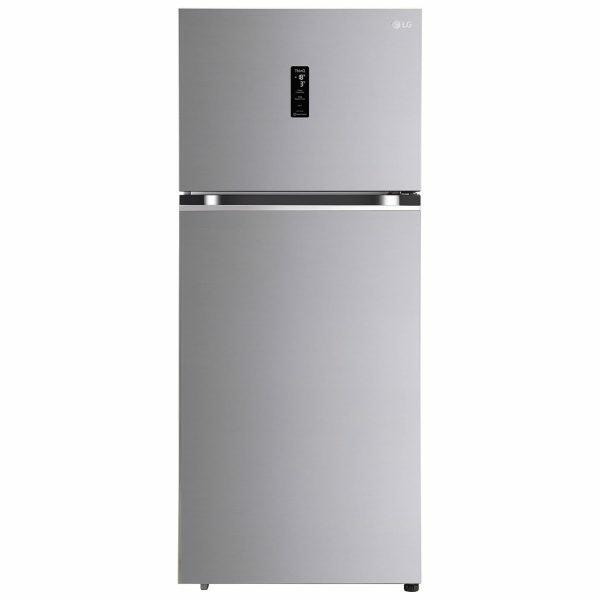 LG 380L Double Door Refrigerator (GL-T412VPZX, Shiny Steel)