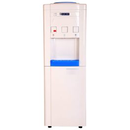 BlueStar Water Dispenser with Refrigerator with Normal, ACold and Hot Tap, White, BWD3FMRGA