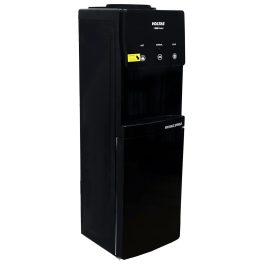 Voltas Spring R Water Dispenser with Refrigerator with Normal, Cold and Hot Tap, Black