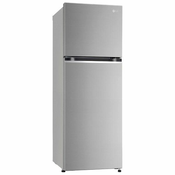 LG 246L 3Star Double Door Refrigerator (GL-S262SPZX, Shiny Steel)