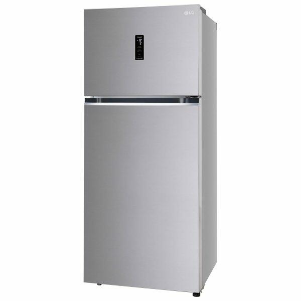 LG 380L Double Door Refrigerator (GL-T412VPZX, Shiny Steel)