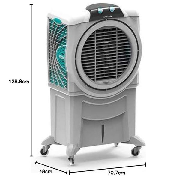 Symphony Sumo 115XL, Desert Air Cooler with Honeycomb Pad and Inverter Compatibility, Grey