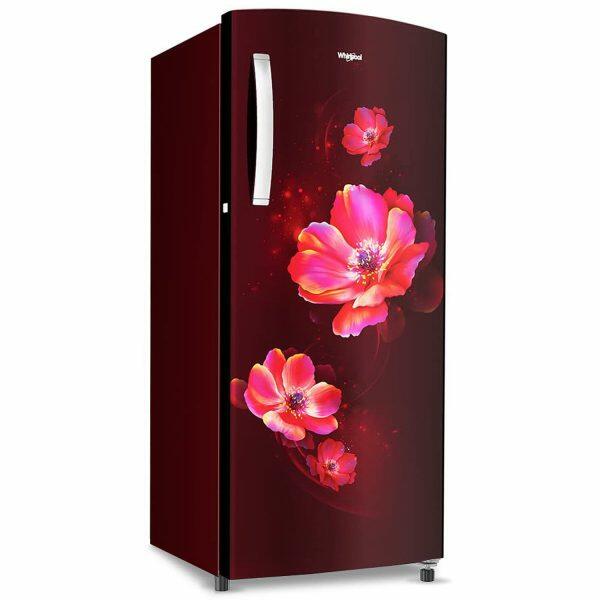 Whirlpool 215 IMPRO PRM 4S INV, 192L 4 Star Icemagic Pro Inverter Direct-Cool Single Door Refrigerator, 10 Years Warranty on Compressor, Wine Antelia
