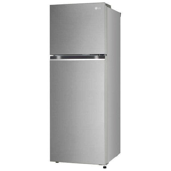 LG 246L 3Star Double Door Refrigerator (GL-S262SPZX, Shiny Steel)