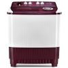 Voltas Beko WTT70DLIM, 7 KG Semi Automatic Machine with 3 Wash Programes and Two Way Waterfall, Burgandy