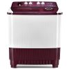 Voltas Beko WTT140ABRT, 14 KG Semi Automatic Machine with Fast Dry System and Double Cascade System, Burgandy