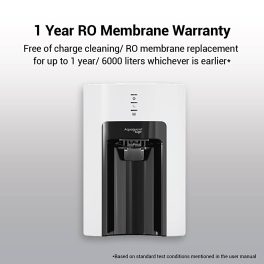Eureka Champ RO+UV, 6 Litre Storage Purifier for Hard Water with Energy Saving Mode, White