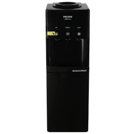Voltas Spring R Water Dispenser with Refrigerator with Normal, Cold and Hot Tap, Black