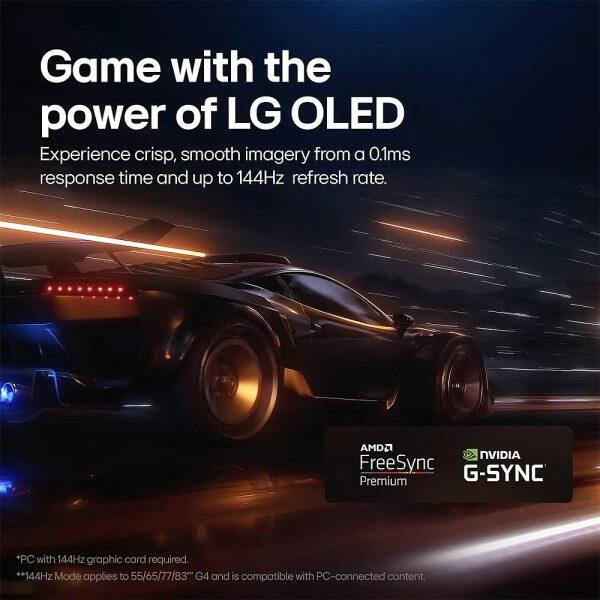 LG 55 Inch OLED (OLED55C46LA, Black)