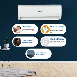Voltas 243V Vectra Elite 2 Ton 3 Star Inverter Split AC with 4-in-1 Convertible, White