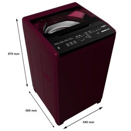 Whirlpool Whitemagic Classic, 6.5 KG Fully Automatic Machine with Smart Sensors and Smart Lint Filter, Rosewood Wine