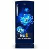 Whirlpool 215 Impro Roy, 192 Litre 4 Star Single Door Refrigerator with Inverter Compressor and Base Drawer, Saphire Antelia