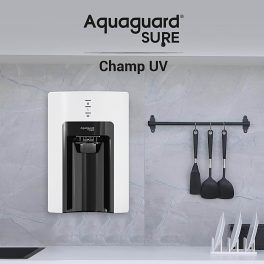 Eureka Champ UV, 6 Litre Storage Purifier for Muncipal Water with Energy Saving Mode, White