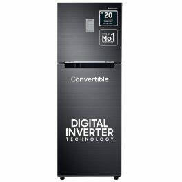 Samsung 236L 3 Star Double Door Refrigerator (RT28C3733BX, Luxe Black)