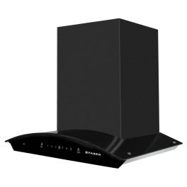 Faber 60 cm Kitchen Chimney (Hood Crest Plus HC SC BK 60, Black)