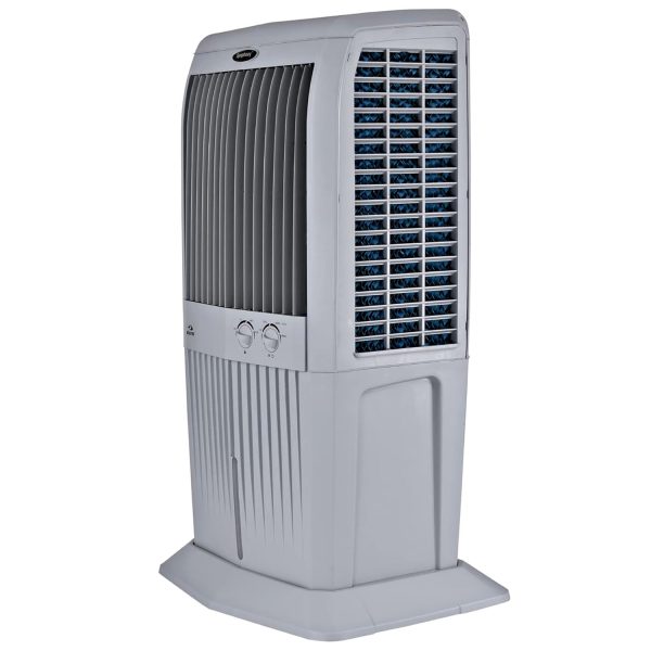 Symphony 70 Liter Desert Air Cooler with Honeycomb Pads and Powerful Fan, Grey, STORM 70XL