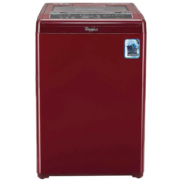 Whirlpool Classic 7.0 Genx, 7 KG Fully Automatic Machine with 6 Smart Sensors and Zero Pressure Fill Technology, Rosewood Wine