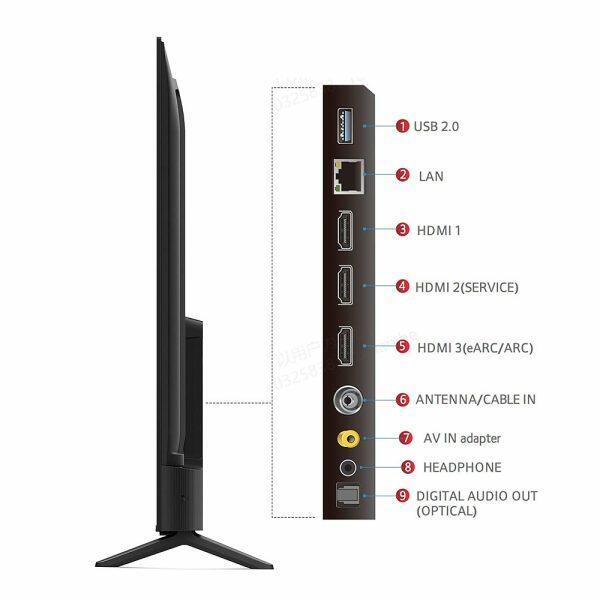 TCL 50 inches Google TV (50P635 Pro, Black)