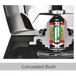Bosch MGM8842GIN, 1000 Watt 4 Jar Mixer Grinder with Stone Pounding Technology and 5 Year Motor Warranty, Grey
