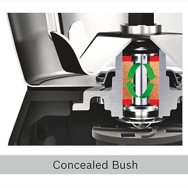 Bosch MGM8842GIN, 1000 Watt 4 Jar Mixer Grinder with Stone Pounding Technology and 5 Year Motor Warranty, Grey