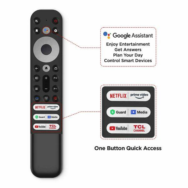 TCL 50 inches Google TV (50P635 Pro, Black)