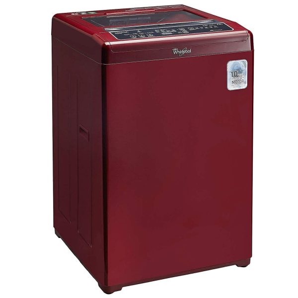 Whirlpool Classic 7.0 Genx, 7 KG Fully Automatic Machine with 6 Smart Sensors and Zero Pressure Fill Technology, Rosewood Wine
