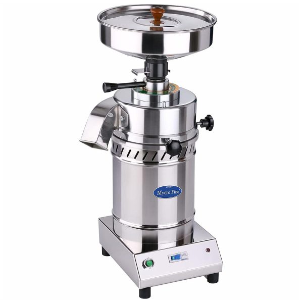Mycrofine Flour Mill with Stainless Steel Body with 6-8 KG Grinding with 100% Copper Winding Motor, Steel, BABY GRINDER