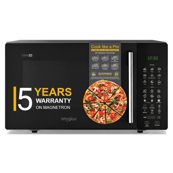 Whirlpool 24 Litre Convection Microwave with Smart Fry and Tandoor Heater, Black, MAGICOOK PRO 26E