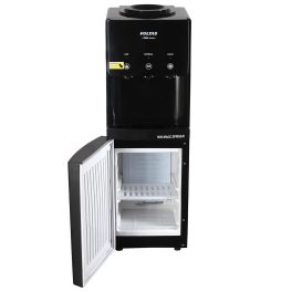 Voltas Spring R Water Dispenser with Refrigerator with Normal, Cold and Hot Tap, Black