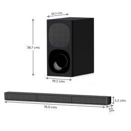 Sony 400 Watt, 5.1 Channel Home Theatre, Black, HT-S20R
