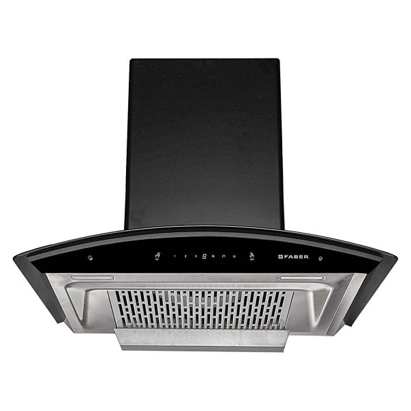 Faber 60 cm Kitchen Chimney (Hood Crest Plus HC SC BK 60, Black)