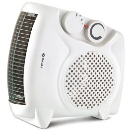 Bajaj 1000 Watt Room Heater, with Adjustable Thermostat and 3 Heat Setting, White, RX10