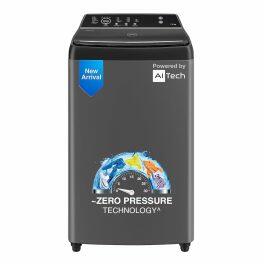 Godrej WT Eon 75, 7.5 KG Fully Automatic Top Load Machine with Zero Pressure Technology and 26 Wash Program, Black