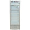 Elanpro 400 Litre Single Door Visi Cooler with LED Lighting and Adjustable Shelves, White, ECG405