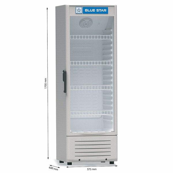 BLUESTAR SC300F 285 Liter Single Door Visi Cooler, White