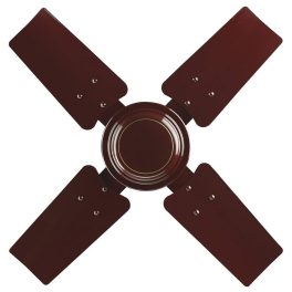 Bajaj 600MM (24Inch) Ceiling Fan with 870 RPM and Rust Free Powder Coated Finish, Brown, MAXIMA