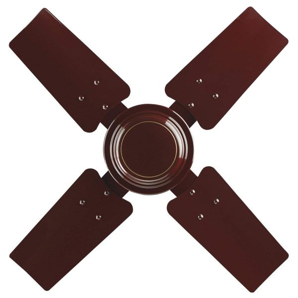 Bajaj 600MM (24Inch) Ceiling Fan with 870 RPM and Rust Free Powder Coated Finish, Brown, MAXIMA