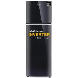 Whirlpool IF INV ELT 305GD, 259 Litre 2 Star Double Door Intellisense Inverter Technology and 17 Hours Cooling Retention, Crystal Black