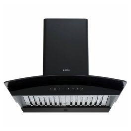 Elica WDAT HAC 60 BLDC Nero, 60 CM Chimney with BLDC Motor, 2 Baffle Filter and Motion Sensor, Black