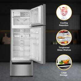 Whirlpool FP 343 Protton Roy, 300 Litre 3 Door Refrigerator with Zeolite Technology and 32 Litre Vegetable Storage