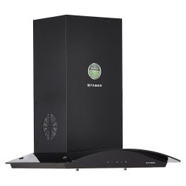 Faber 60 CM Chimney (HOOD FEEL 3D T2S2 BK TC LTW 60, Black)